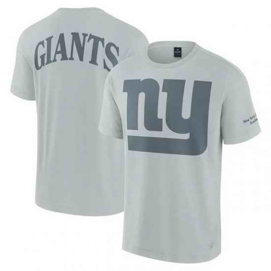 Men Fanatics Gray New York Giants Elements Iconic T Shirt